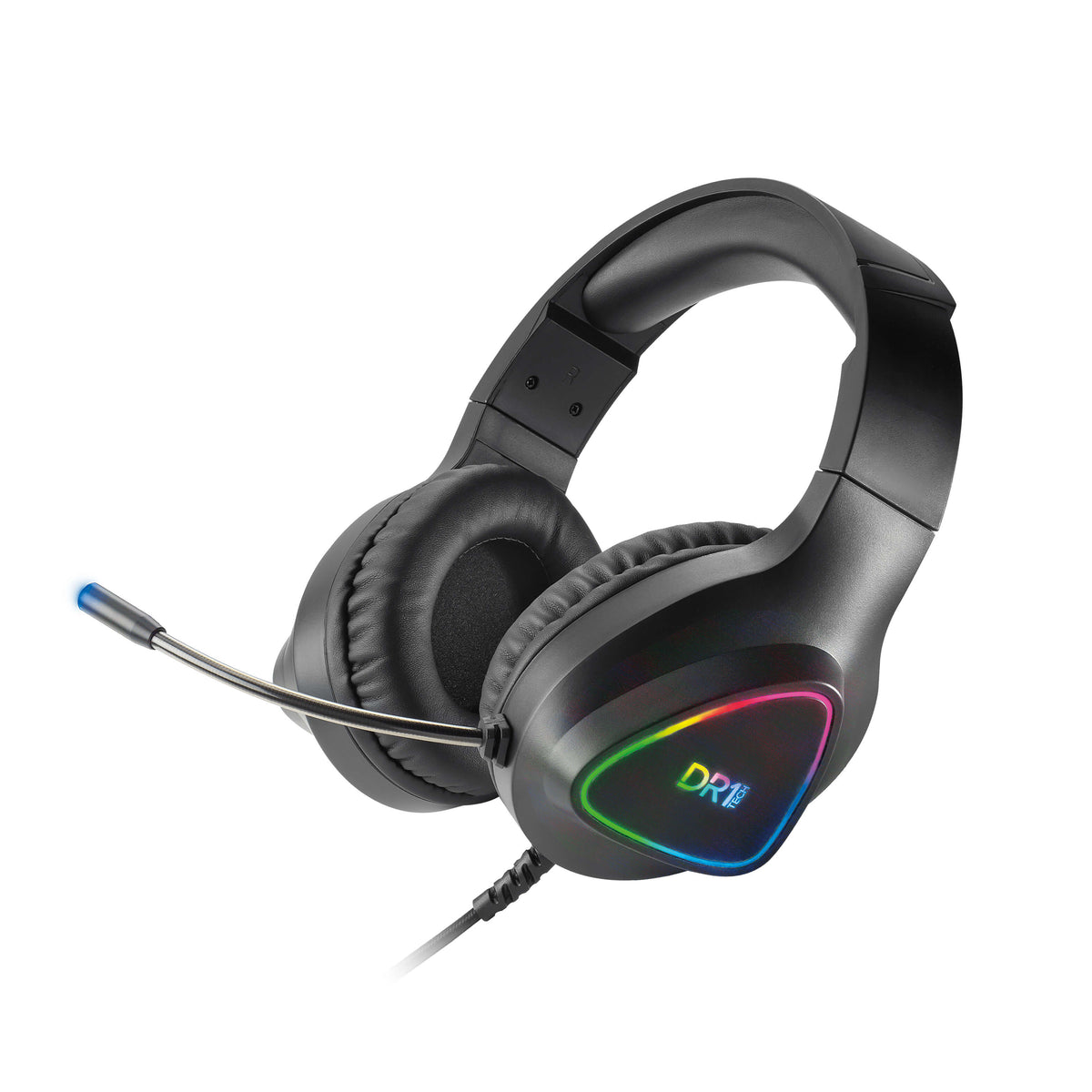 GrayEagle+ Cuffia Gaming USB Surround 7.1 con microfono e LED per PC