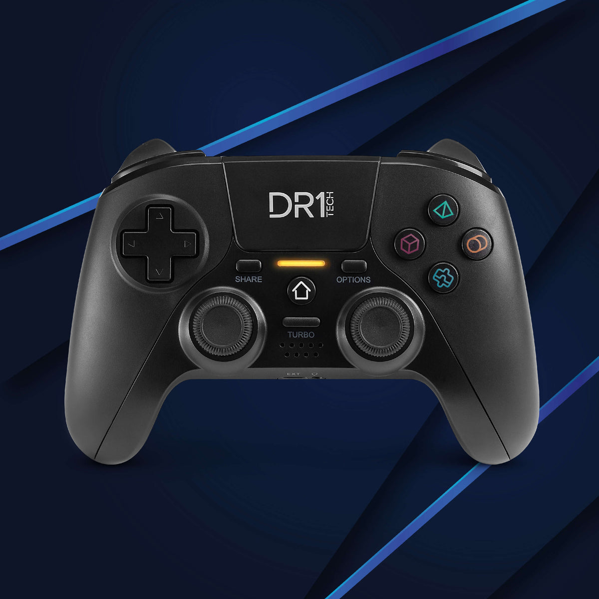 Shock Pad II Controller Wireless per PS4/PS4 Pro (PS5), PC/WIN, iOS (NERO)