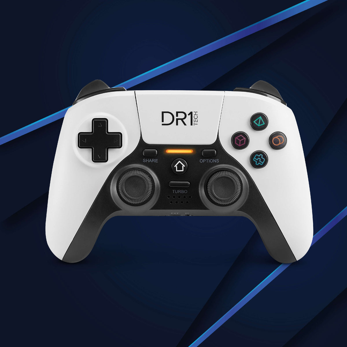 ShockPad II Controller Wireless per PS4/PS4 Pro (PS5), PC/WIN, iOS (BIANCO)