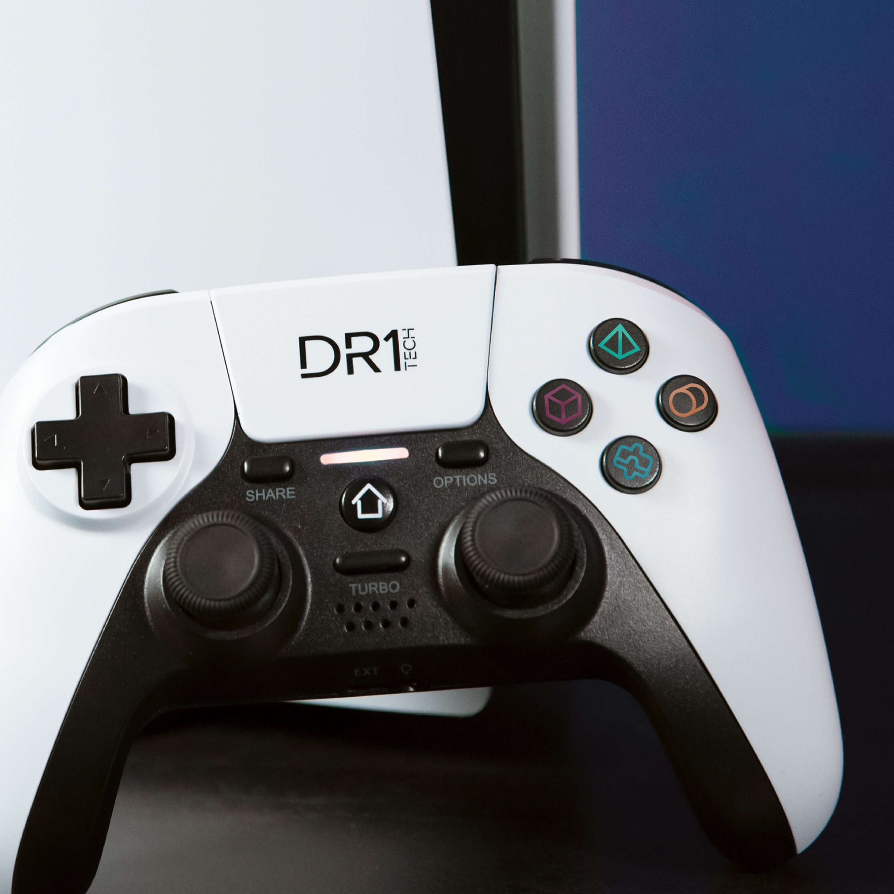 ShockPad II Wireless Controller for PS4/PS4 Pro (PS5), PC/WIN, iOS (WHITE)