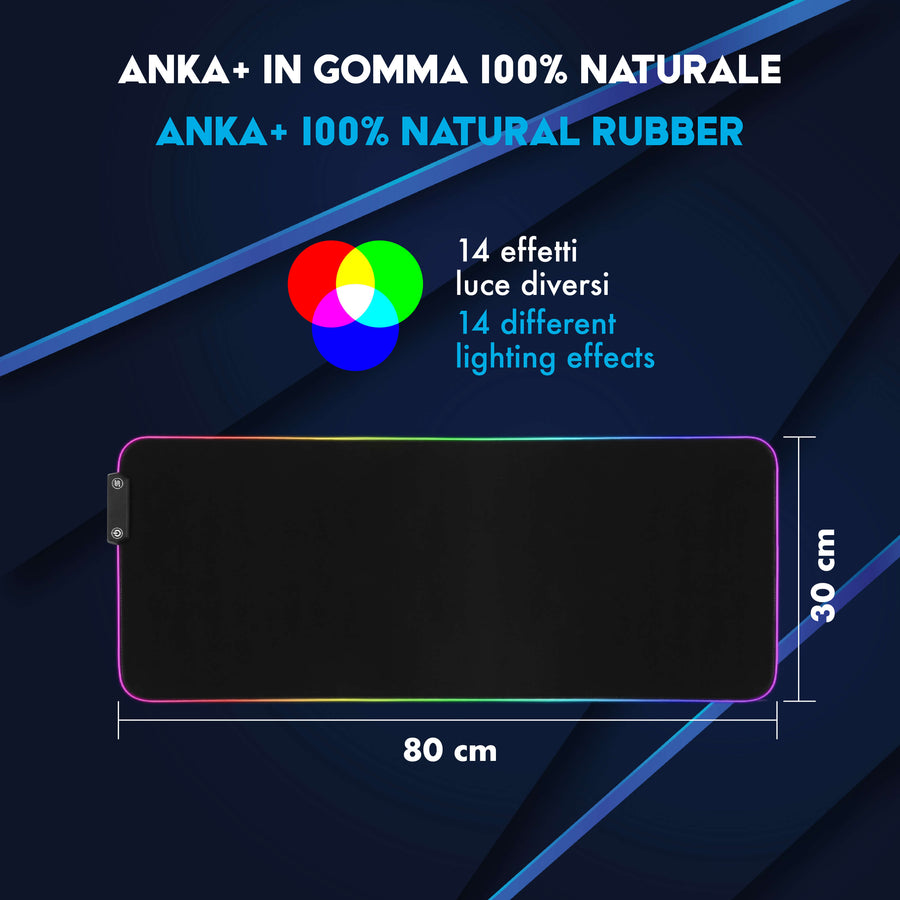 DR1TECH Anka+ Tappetino ouse da Gaing per Scrivania [25x35c