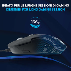 Guardian+ USB gaming mouse pro per PC/PS4/XBOX