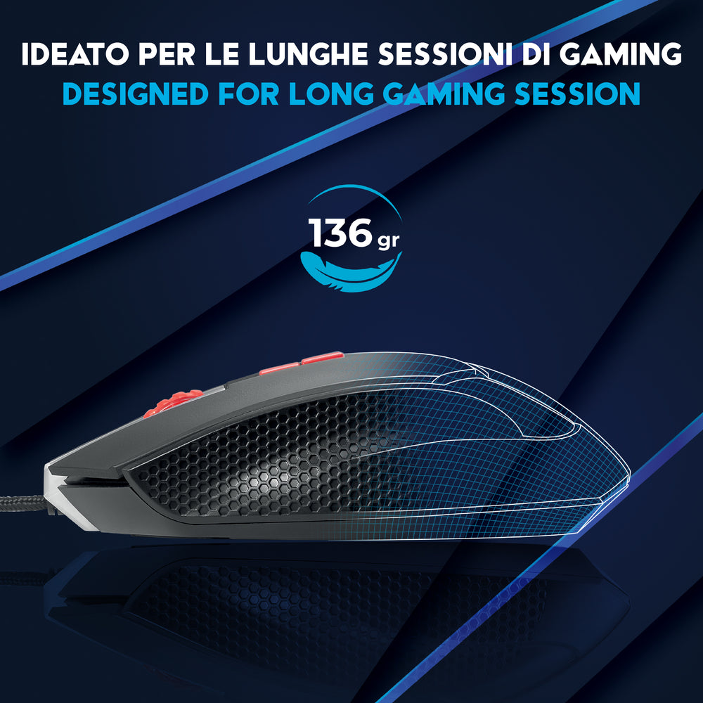 Hunter+ USB gaming mouse Pro for PC/PS4