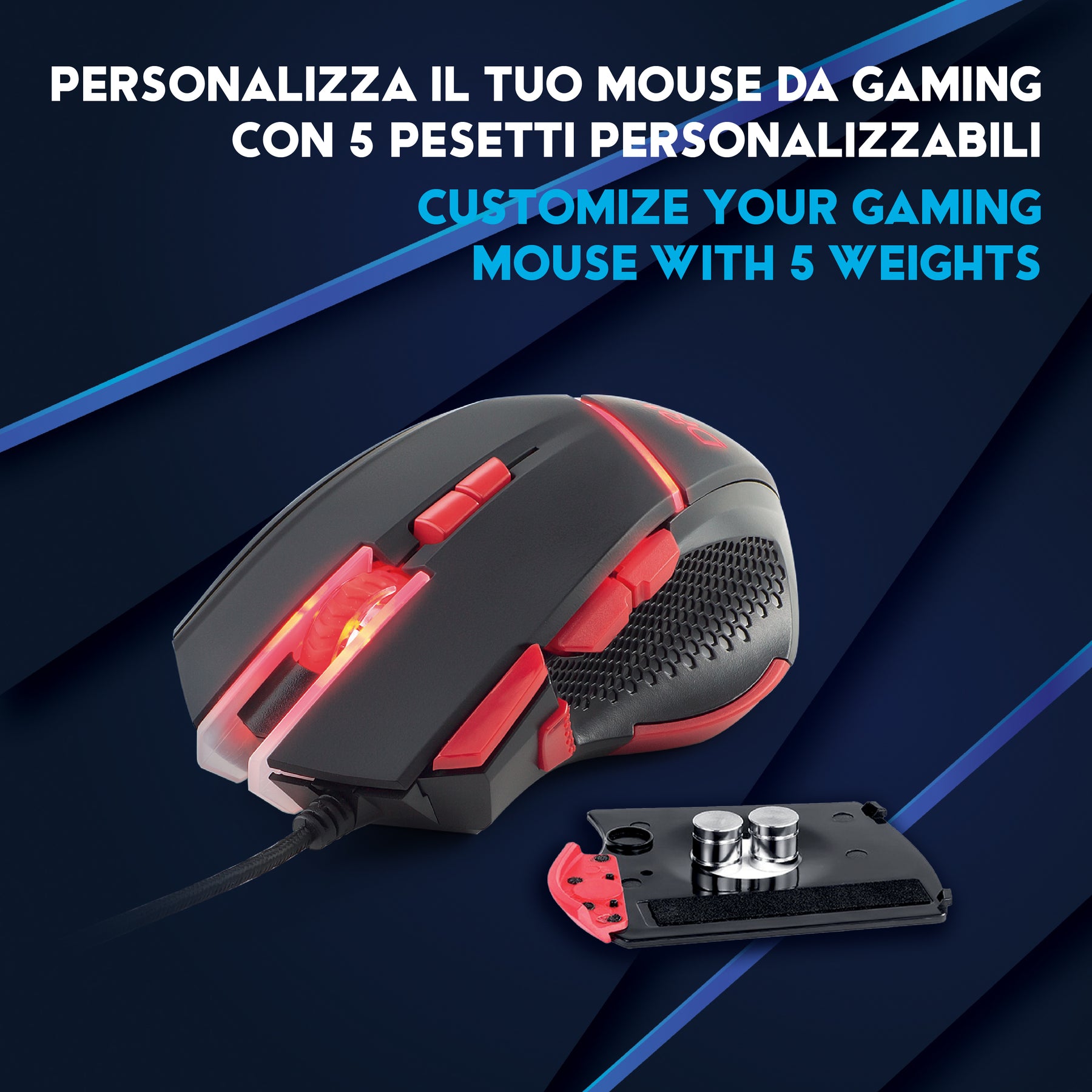 Hunter+ USB gaming mouse Pro for PC/PS4